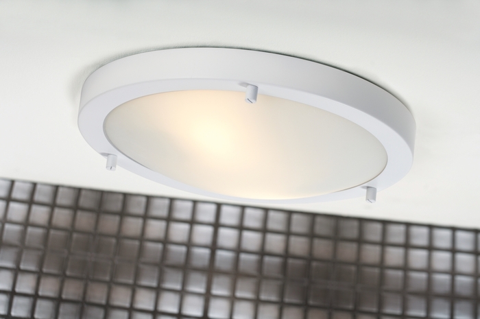 Plafond Ancona Maxi Vit 31 cm Nordlux